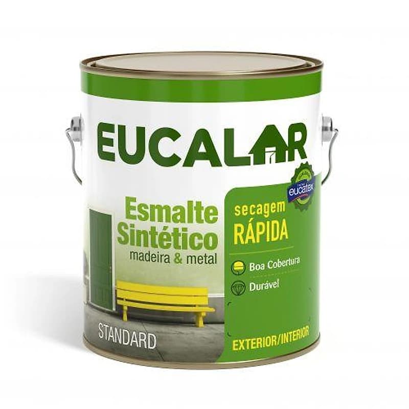 Tinta Esmalte Sintético Brilhante Eucalar Tabaco Lata 3,6L — Campinas