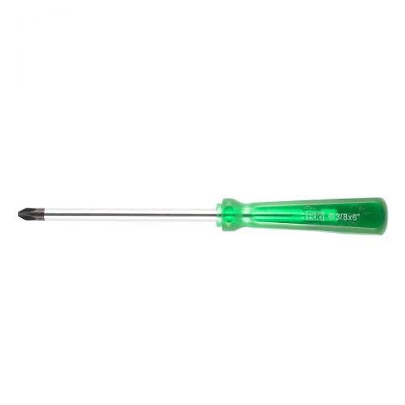 Chave Phillips 3/8" x 6" EDA Ponta Imantada Verde — Campinas