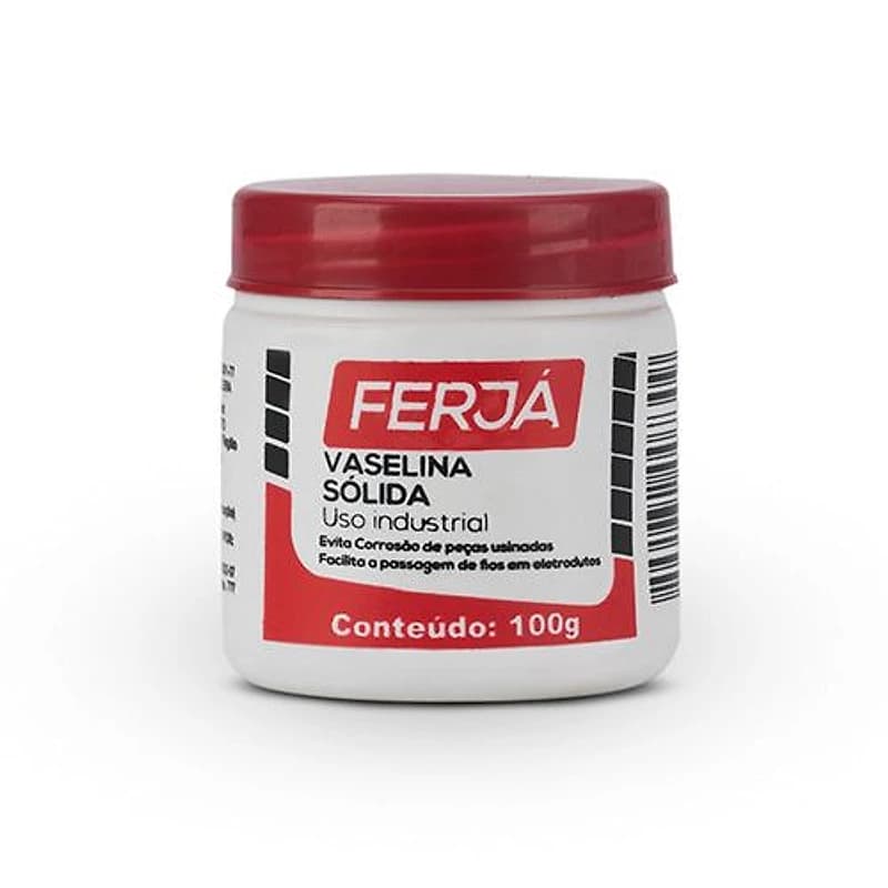Vaselina Sólida Branca 100g Ferja — Campinas