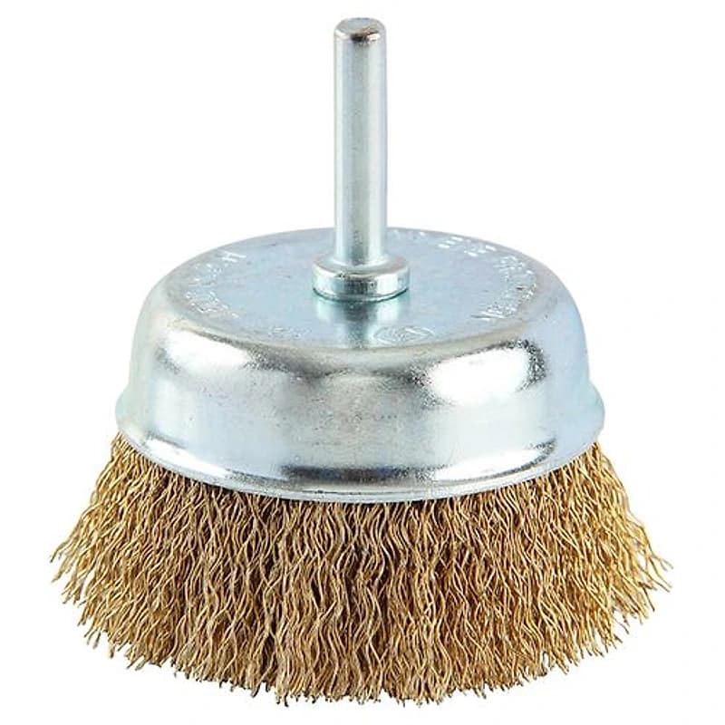 Escova de Aço Latonada Copo com Haste 75mm Brasfort 7256 — Campinas