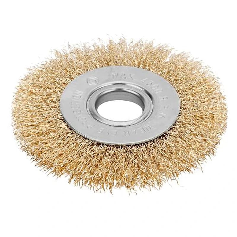 Escova de Aço Latonado Circular 4" x 7/8" MTX — Campinas