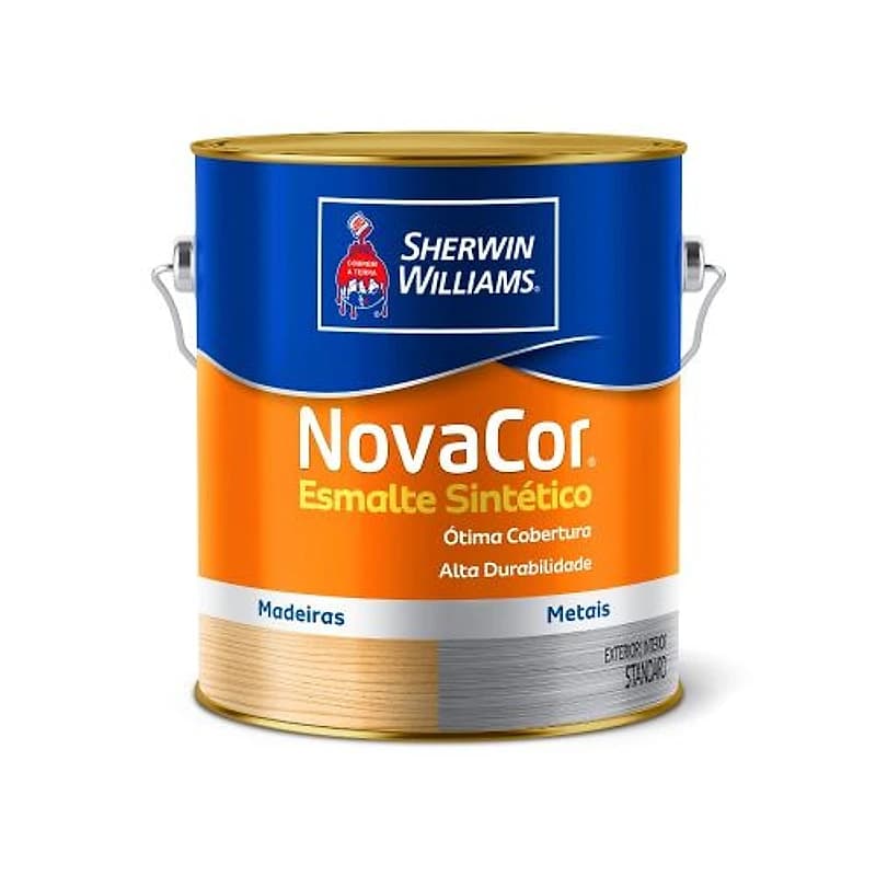 Tinta Esmalte Sintético Brilhante Galão Branco Neve 3,6L Novacor — Campinas