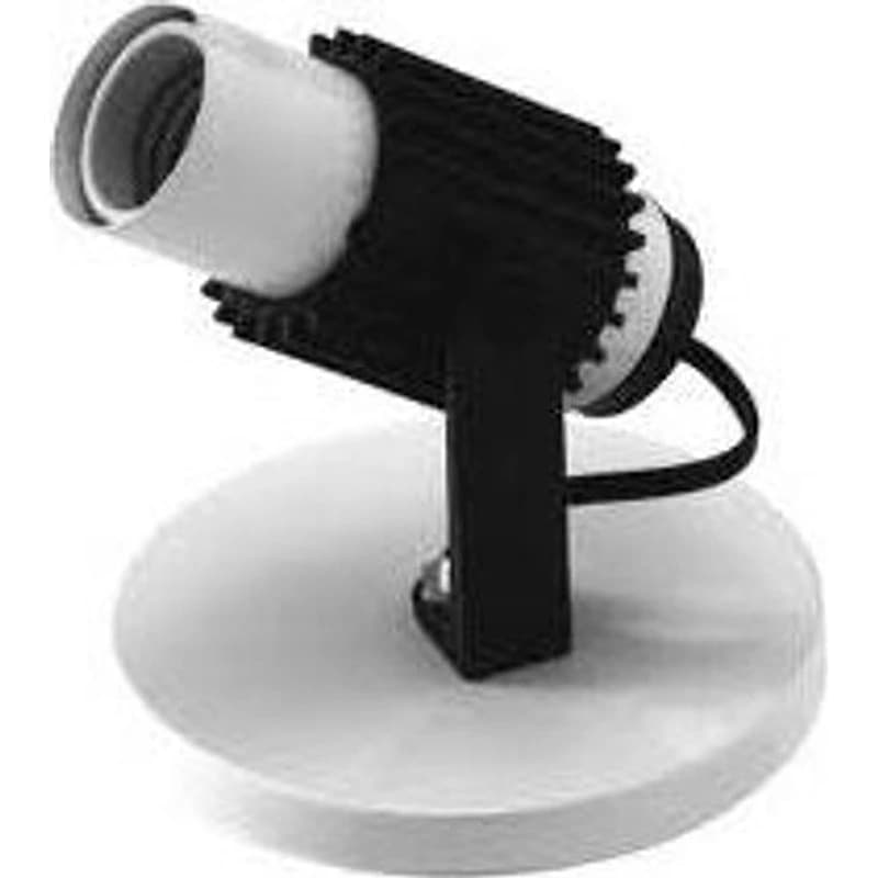 Spot Decorativo com Aleta 1 Bocal Branco e Preto Bognar 30036 — Campinas
