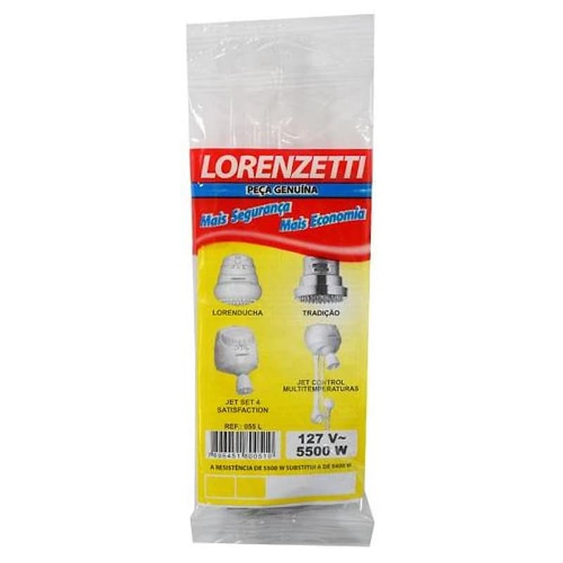 Resistência para Tradição e Lorenducha 5500W 127V Lorenzetti — Campinas