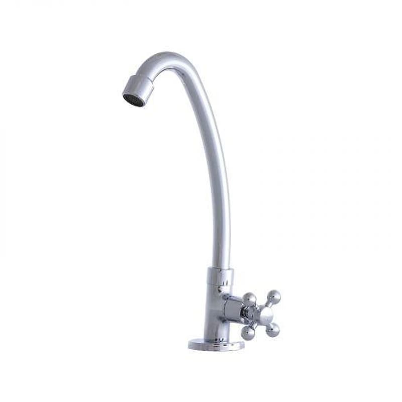 Torneira de Cozinha para Pia de Mesa Bica Móvel Metal Cromado 1/4 de Volta C33 Alpha — Campinas