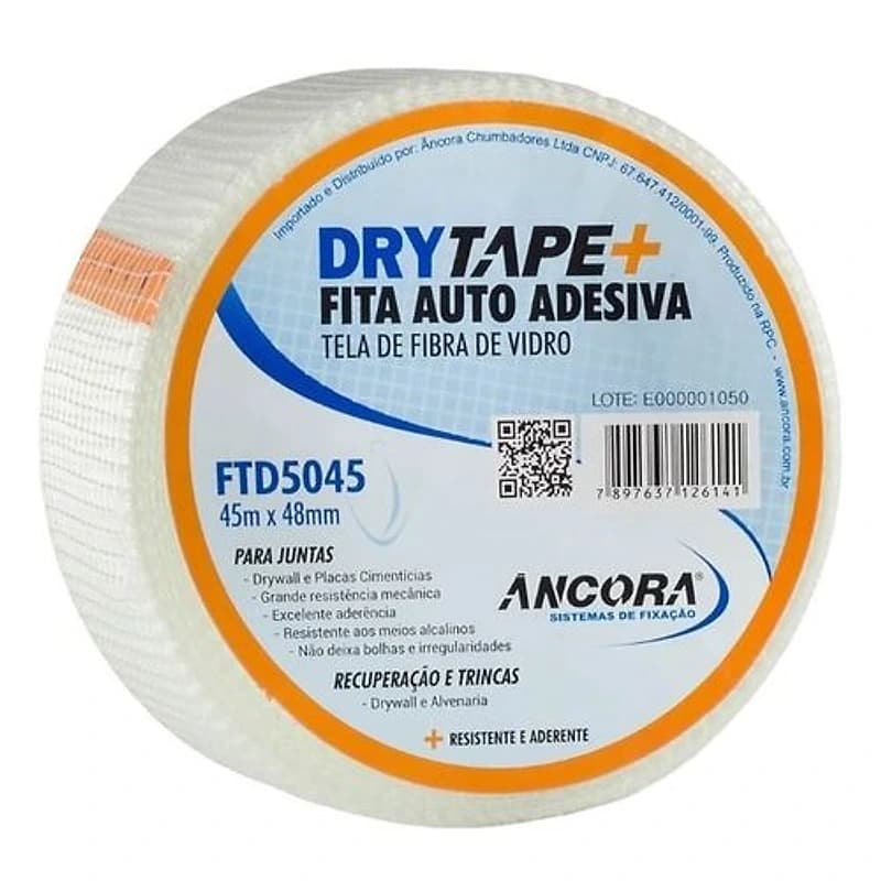 Tela para Trinca Adesiva Drytape 48x90m Âncora — Campinas