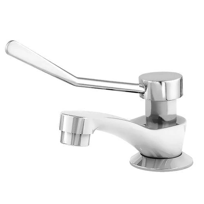 Torneira de Banheiro para Lavatório de Mesa Clínica Luxo Metal Cromado 1/4 de Volta Alpha — Campinas
