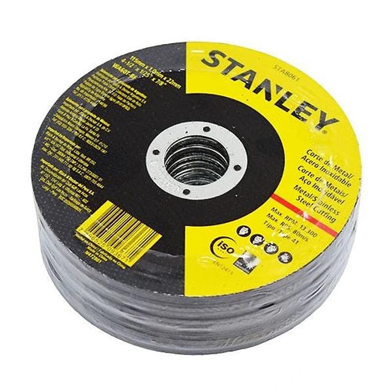Disco de Corte para Inox 4.1/2" x 1,0 x 7/8" (115mm) Stanley STA8061 — Campinas