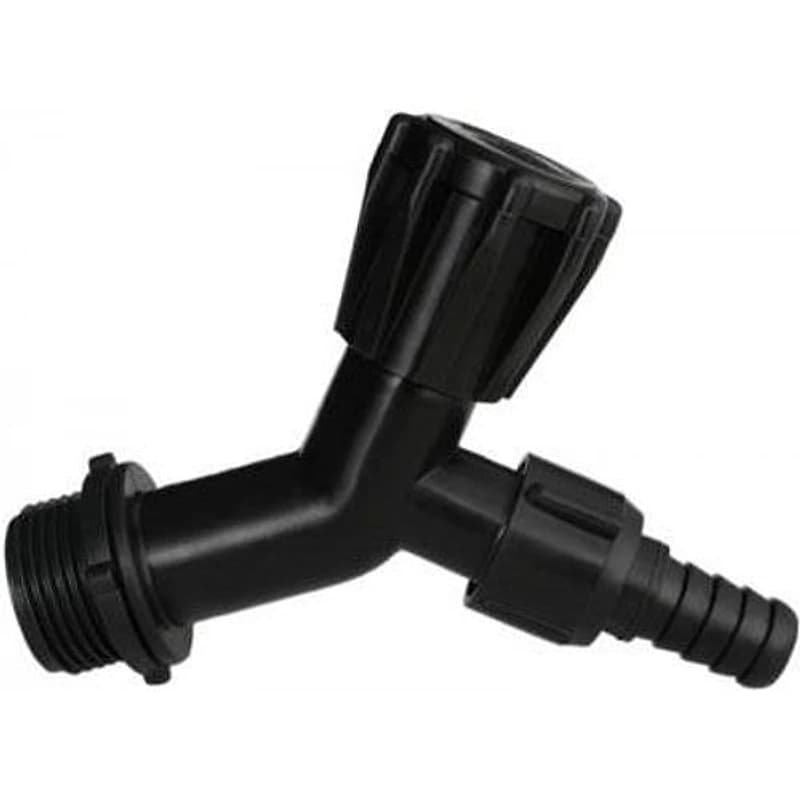 Torneira de Jardim e Tanque de Parede em Plástico ABS Preto Rosca 1/2" Grap — Campinas