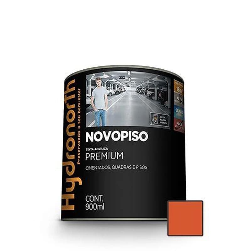 Tinta Acrílica para Piso Novopiso Cerâmica Galão 900ml Hydronorth — Campinas