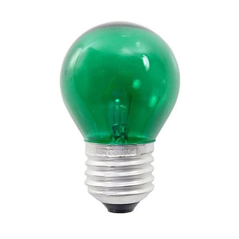 Lâmpada Bolinha Incandescente 15W E27 Verde 220V Brasfort 8494 — Campinas