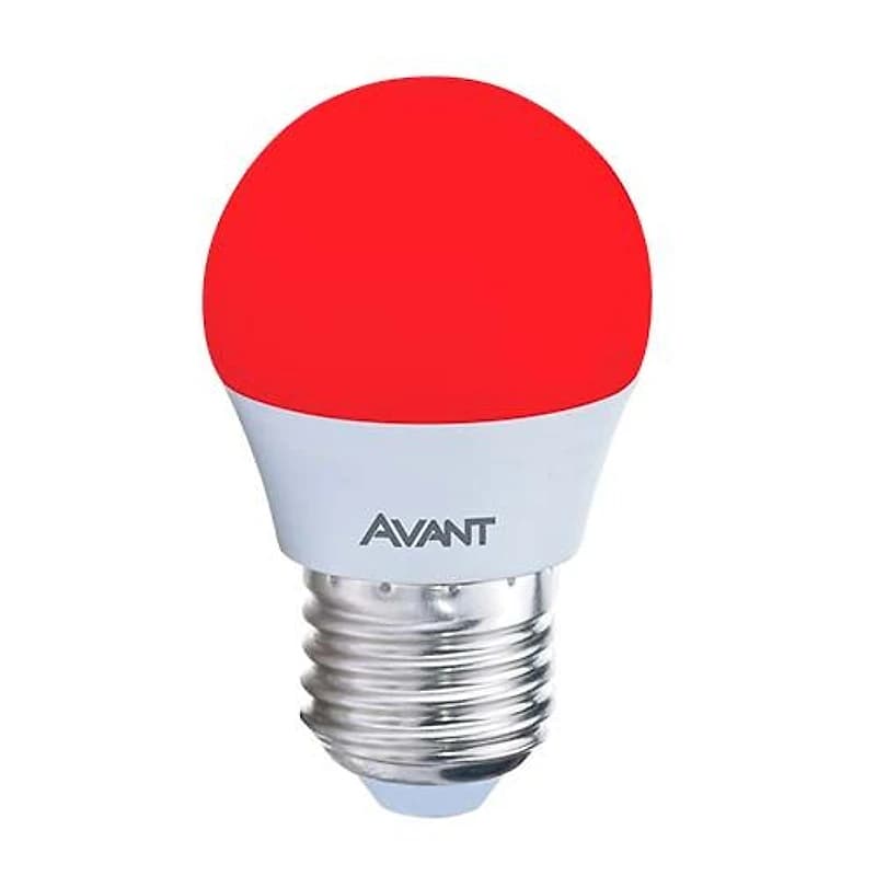 Lâmpada LED Bolinha 4W Vermelha E27 Avant 168795477 — Campinas