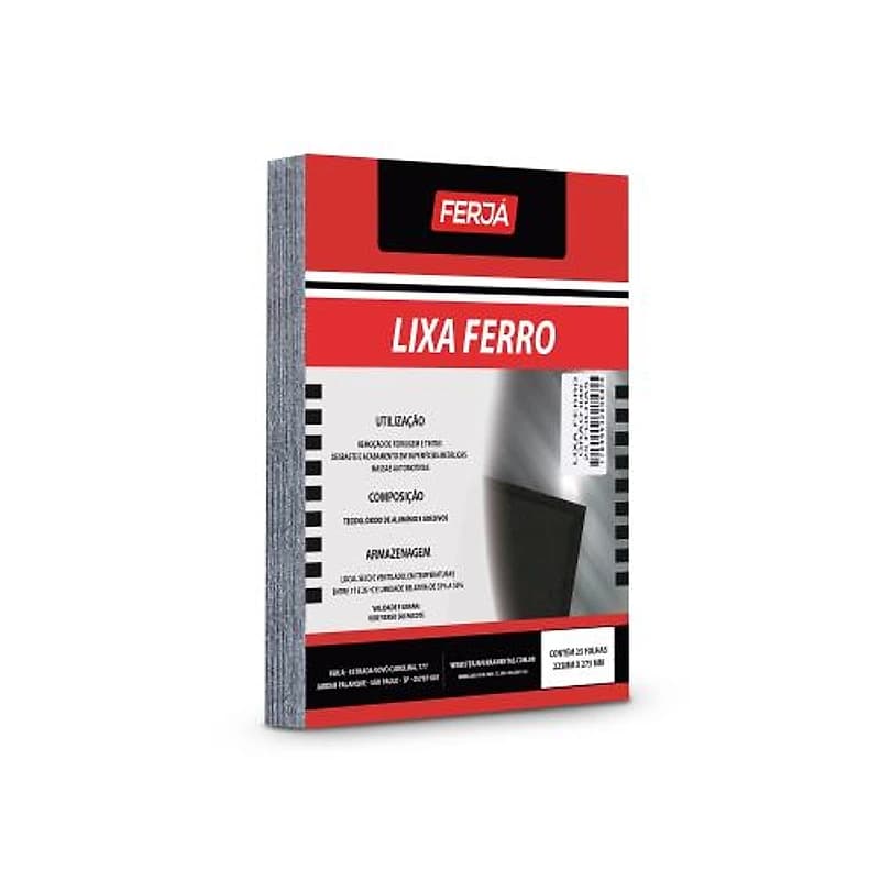 Lixa para Ferro Grão 40 Ferja K-240 FL0LN0823 — Campinas