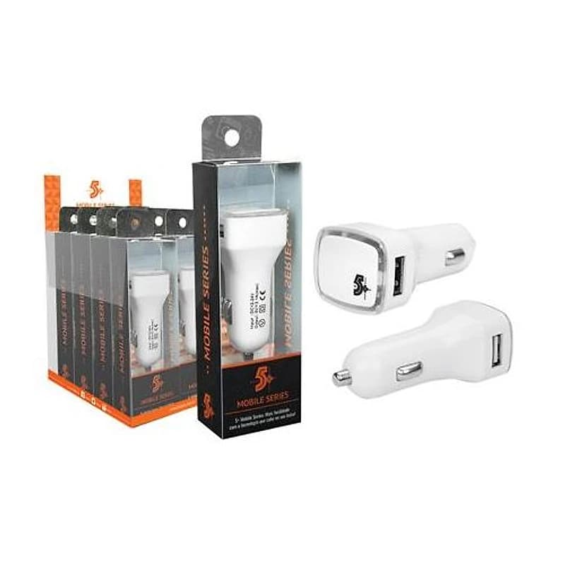 Carregador Veicular USB-A 12V 2.1A Branco Pix — Campinas