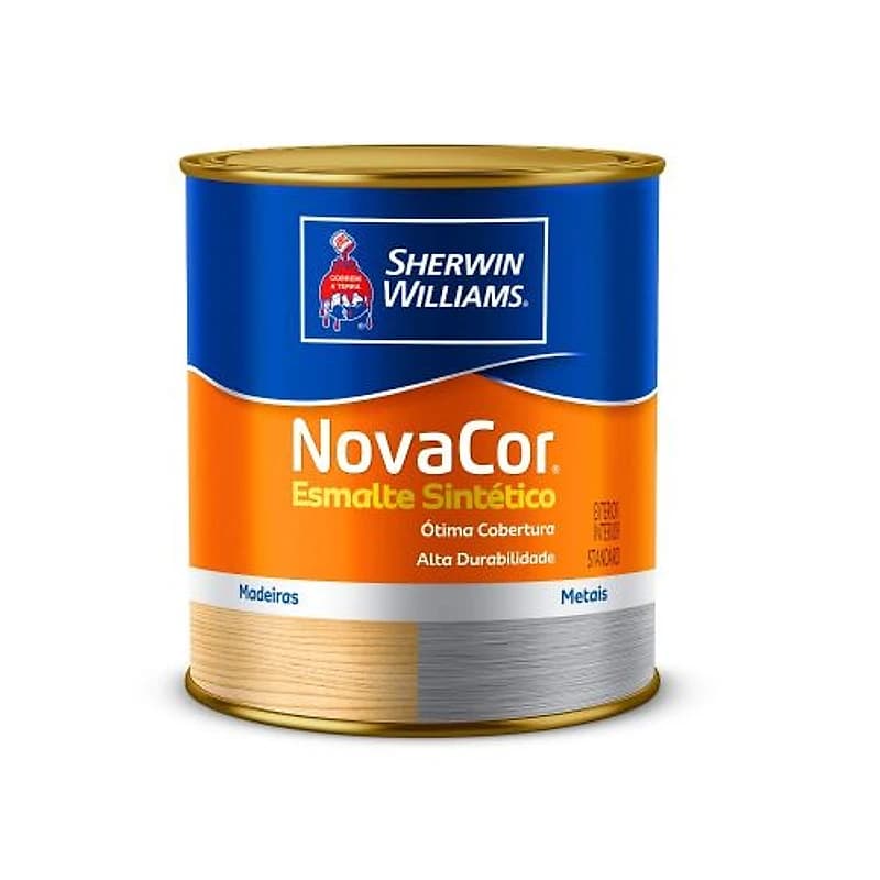 Tinta Esmalte Sintético Brilhante Galão Vermelho 3,6L Novacor — Campinas