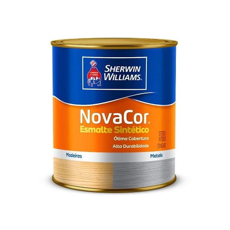 Tinta Esmalte Sintético Brilhante 1/4 Tabaco 900ml Novacor — Campinas