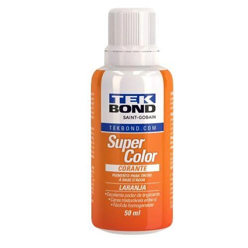 Corante Líquido Tek Bond Laranja Bisnaga 50ml — Campinas
