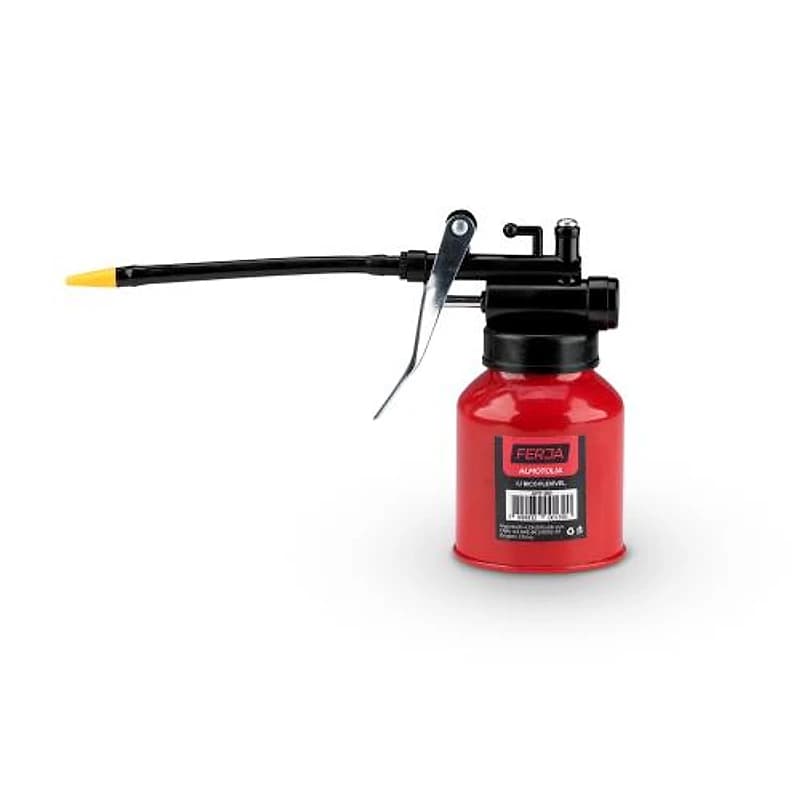 Almotolia Metálica 180ml com Gatilho e Mangueira Ferja AMT-180 — Campinas