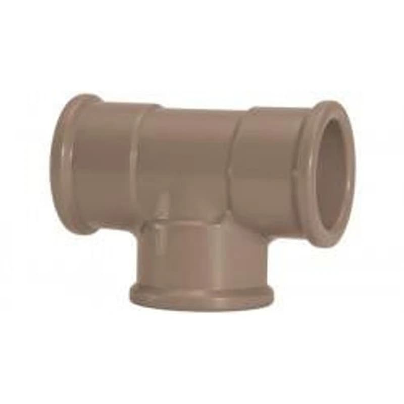 Tê PVC Soldável 90° 1" (32mm) Amanco NBR 5648 — Campinas