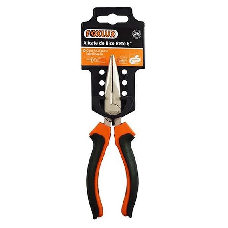 Alicate de Bico Reto 6" Niquelado Famastil — Campinas