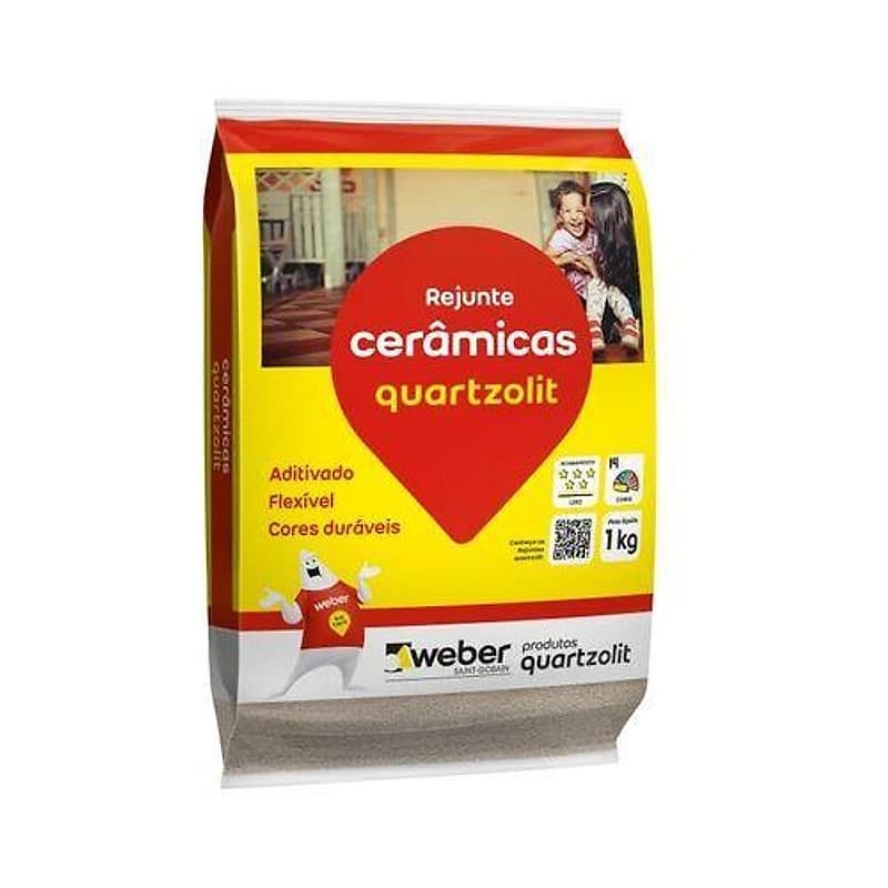 Rejunte para Cerâmica Cairo 1kg Quartzolit — Campinas
