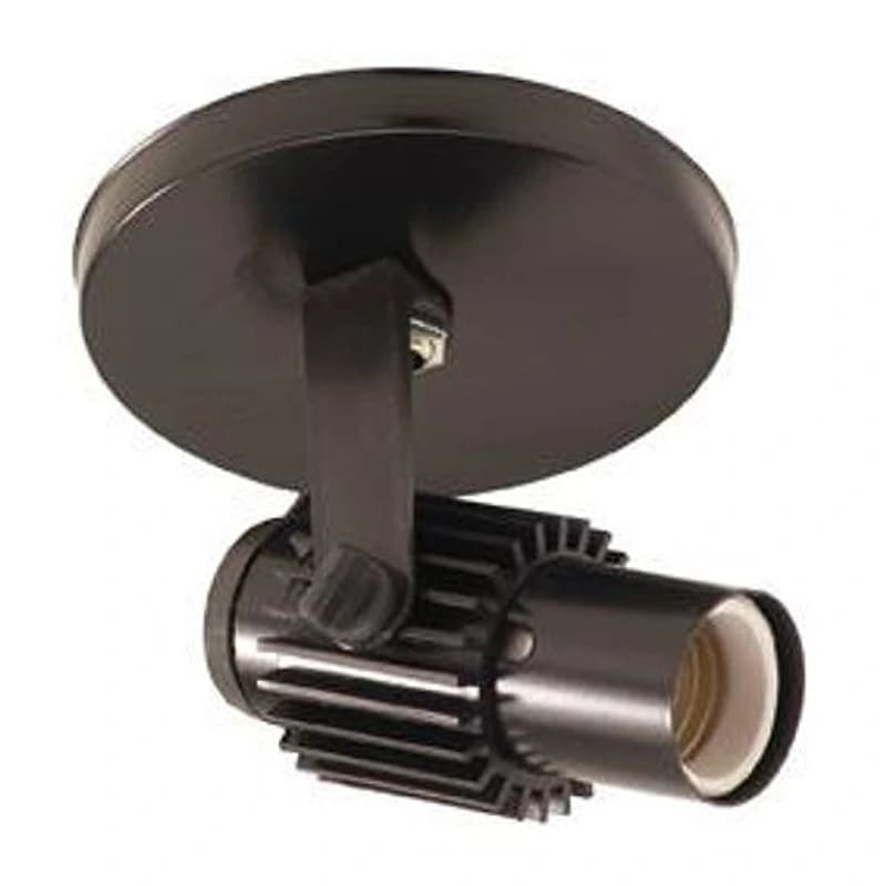 Spot Decorativo com Aleta 1 Bocal Preto Bognar 30131 — Campinas