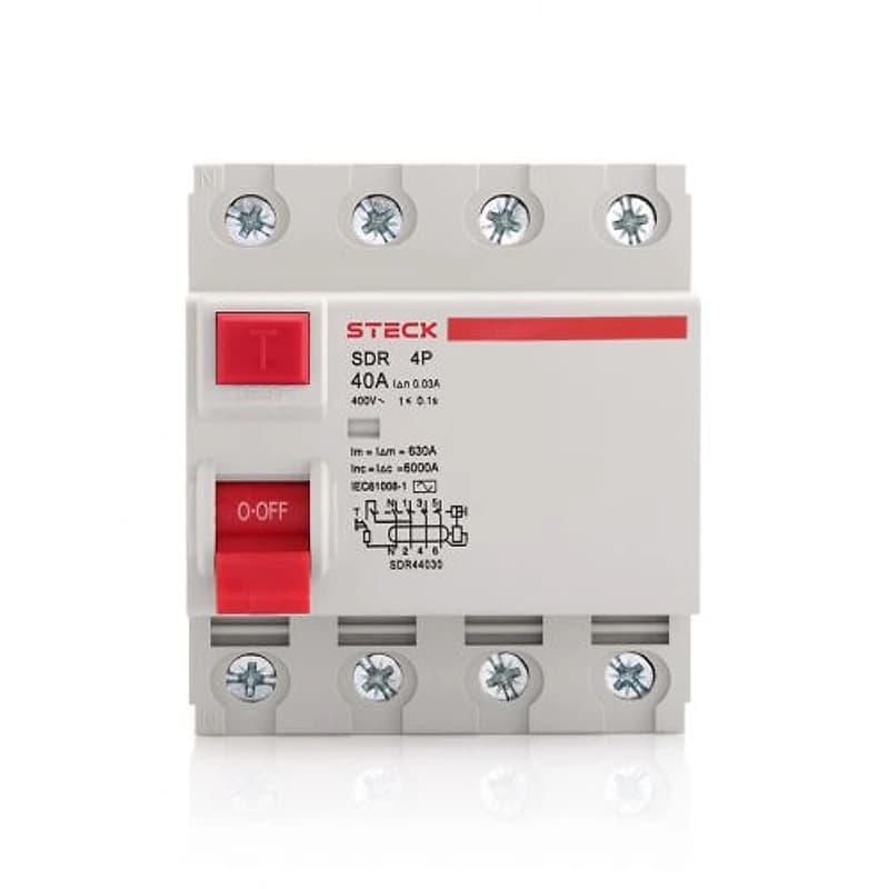 Interruptor Diferencial Residual DR 4P 40A 30mA Steck — Campinas