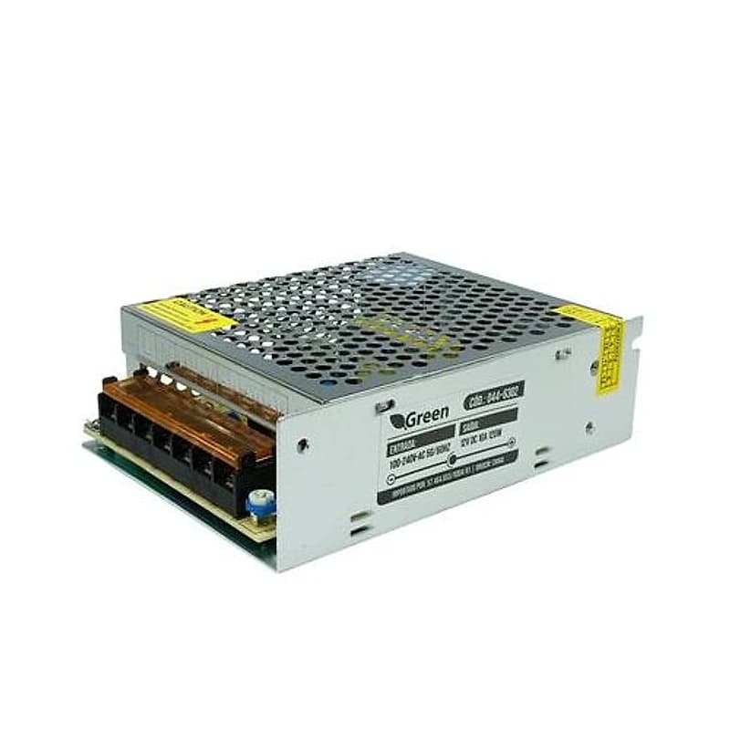 Fonte Chaveada Metálica 12V 10A 120W Bivolt Green — Campinas