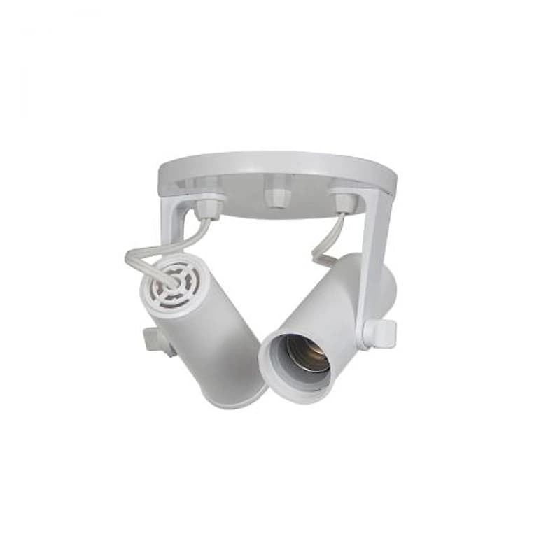 Spot com Aleta Branco Soft 2 Bocais Set 3010 — Campinas