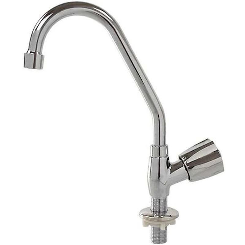 Torneira de Cozinha/Pia Bica Móvel de Mesa Metal Cromado Bognar C50 Rosca 1/2" — Campinas