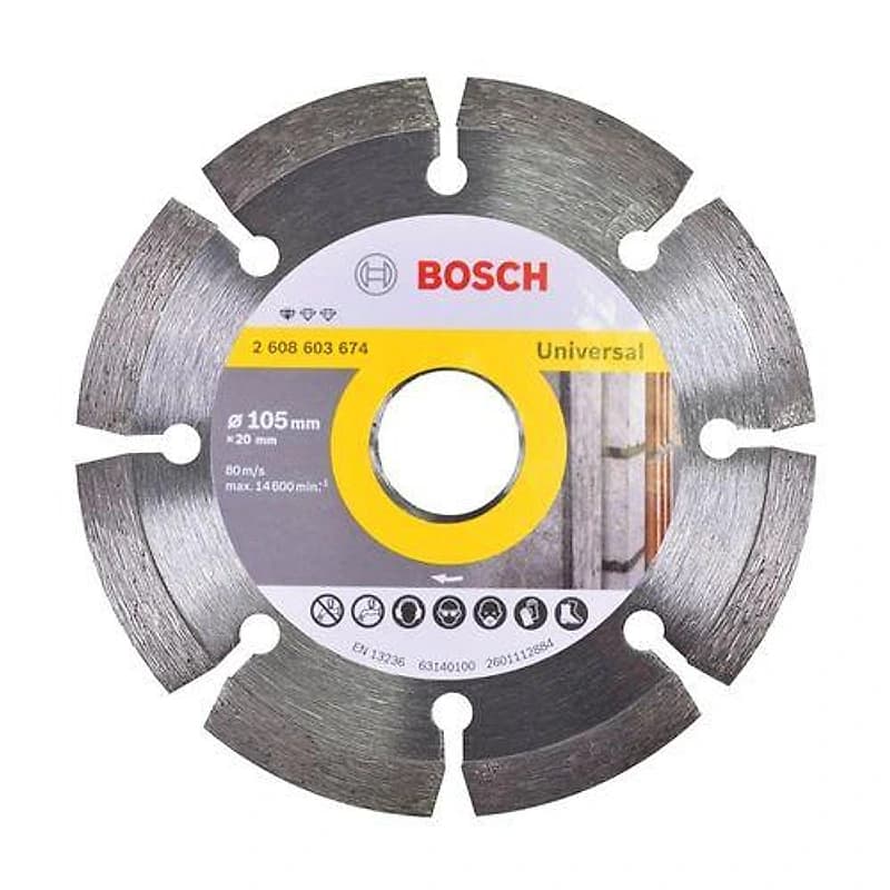 Disco Diamantado Segmentado Standard for Universal 4.1/2" 115mm Bosch — Campinas