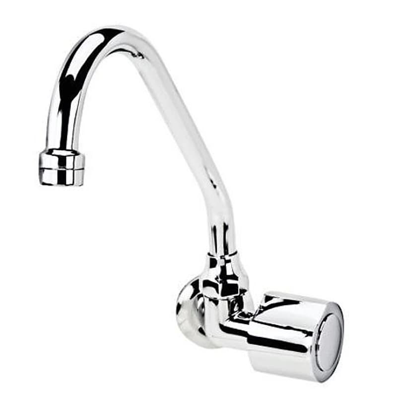 Torneira de Cozinha/Pia Bica Móvel de Parede Metal Cromado Bognar C40 — Campinas