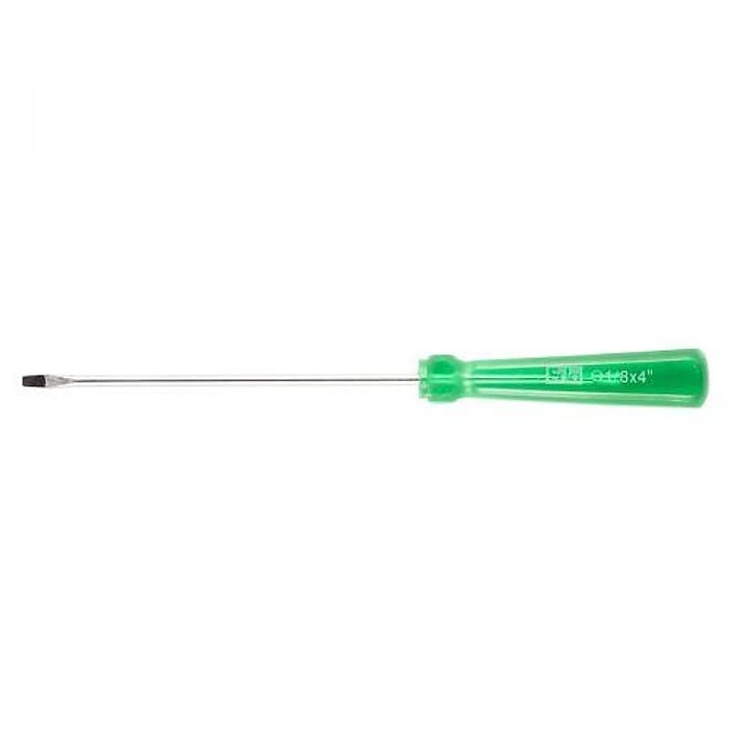 Chave de Fenda 1/8" x 4" EDA Ponta Imantada Verde — Campinas