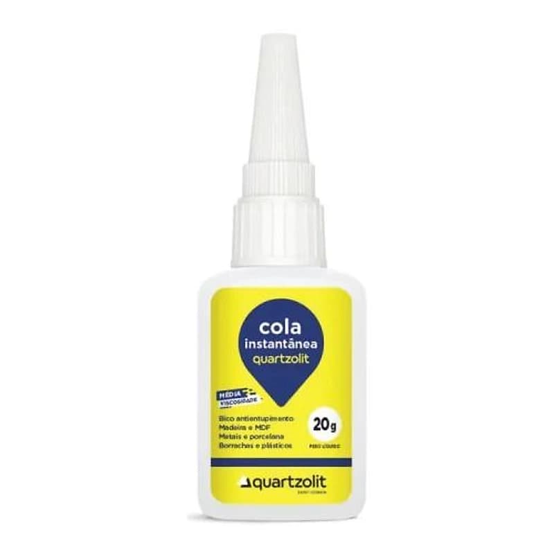 Cola Instantânea Quartzolit Frasco 20g — Campinas