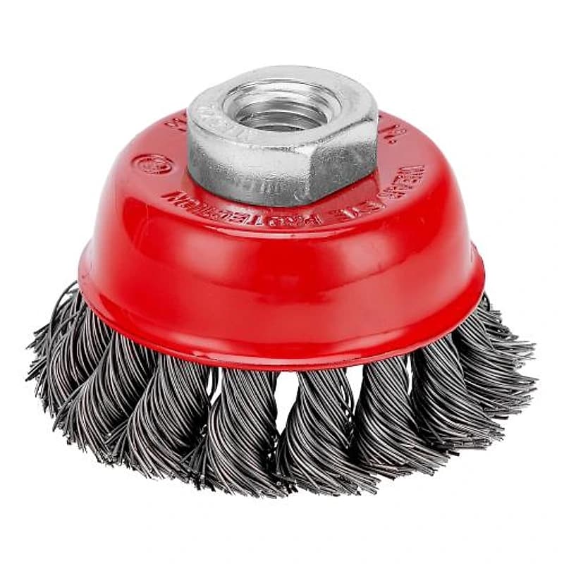 Escova de Aço Carbono Tipo Copo Trançada 65mm M14 Mtx 746209 — Campinas