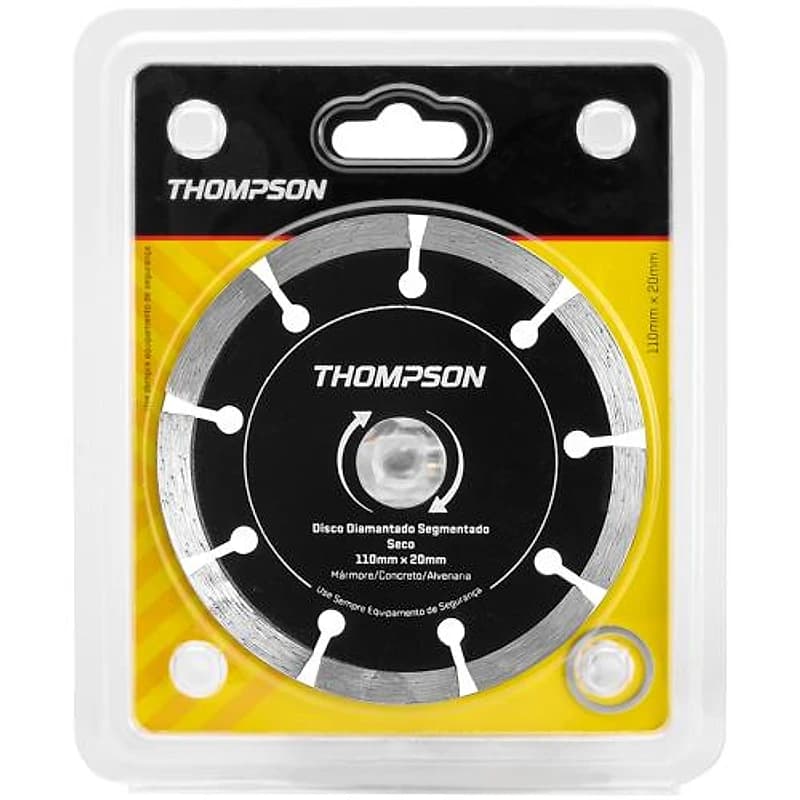 Disco Diamantado Segmentado Hobby 4.1/4" 110mm Thompson — Campinas