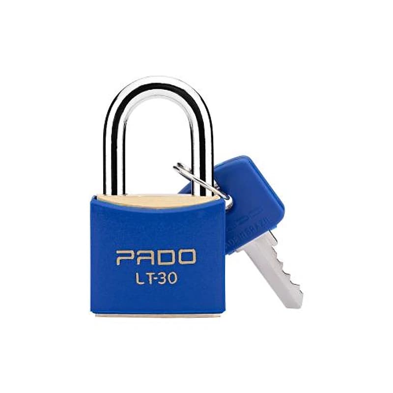 Cadeado de Latão Colorido 30mm Azul Pado 51016380 — Campinas