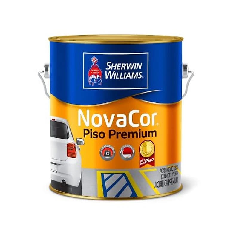 Tinta Acrílica para Piso Novacor Galão 3,6L Branco — Campinas