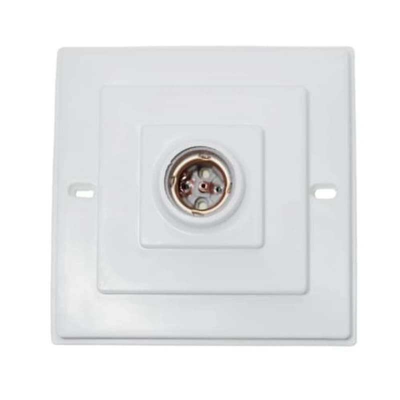 Plafonier Quadrado de PVC com Soquete Branco Annlux 8-241 — Campinas