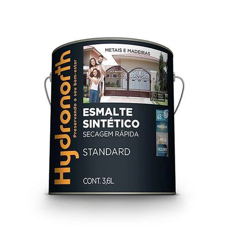 Tinta Esmalte Sintético Hydronorth Brilhante Tabaco 3,6L — Campinas