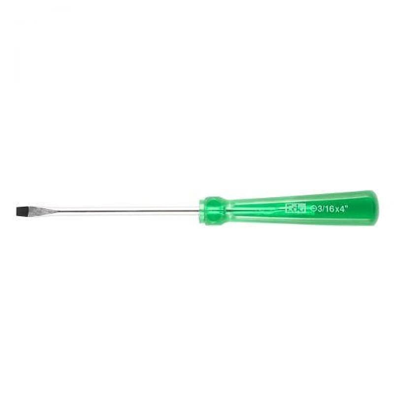 Chave de Fenda 3/16" x 4" EDA Ponta Imantada Verde — Campinas