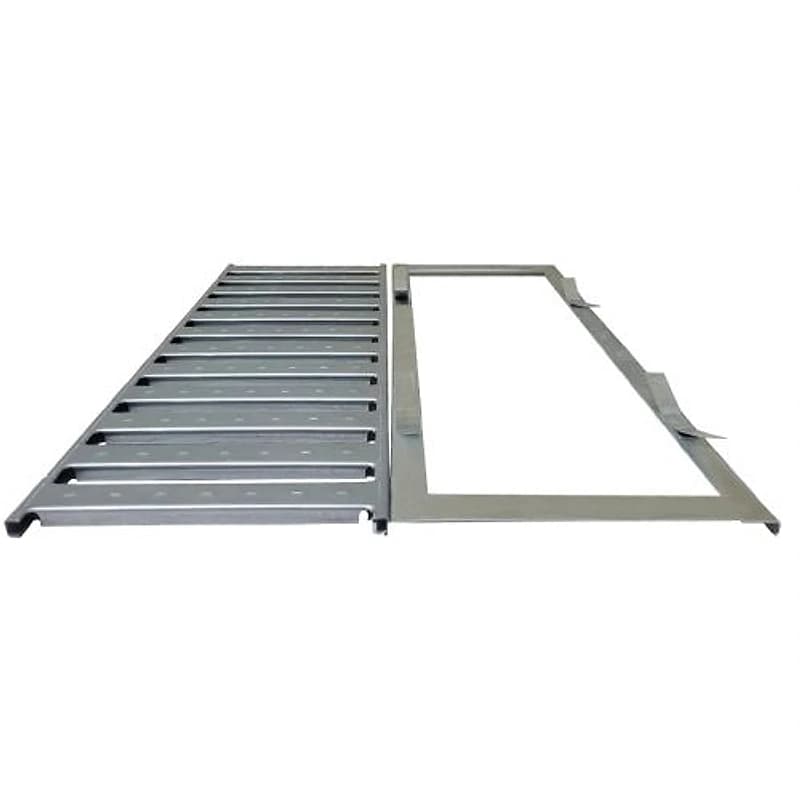 Grelha com Porta-Grelha Aço Estampado Galvanizado 20x50cm C.Forte — Campinas