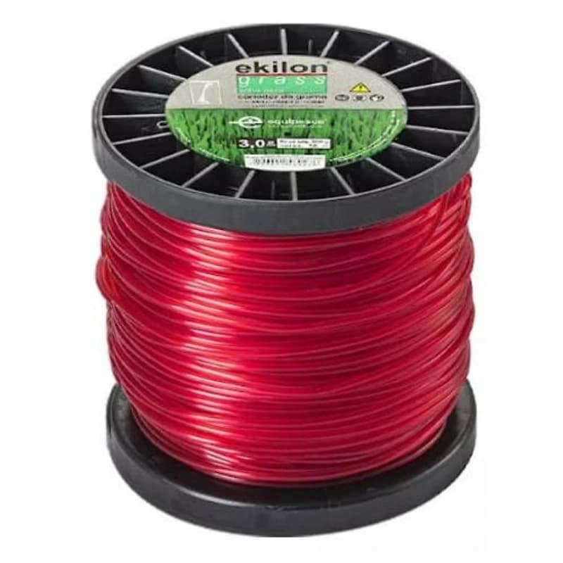 Fio de Nylon para Cortador de Grama Redondo 2,0mm x 142m 500g Vermelho Ekilon 007919 — Campinas