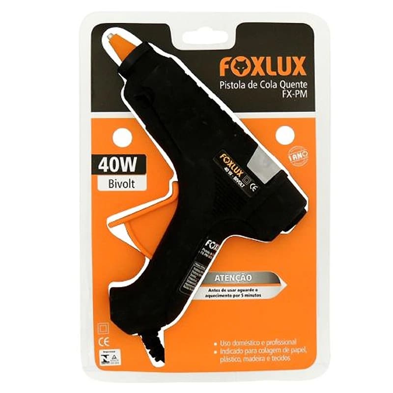 Pistola de Cola Quente 40W Bivolt Foxlux — Campinas