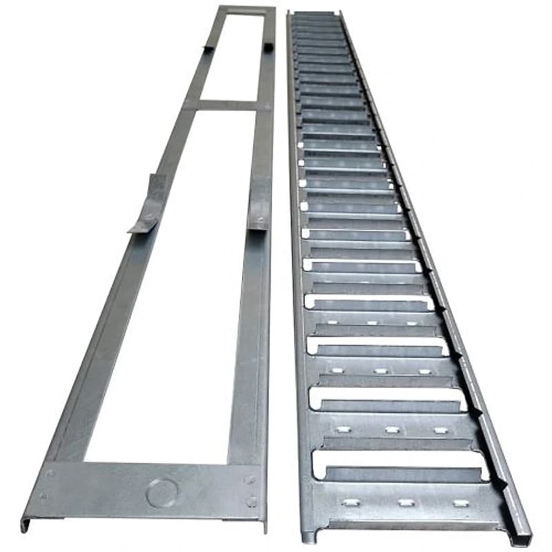 Grelha com Porta-Grelha Aço Estampado Galvanizado 10x100cm C.Forte — Campinas