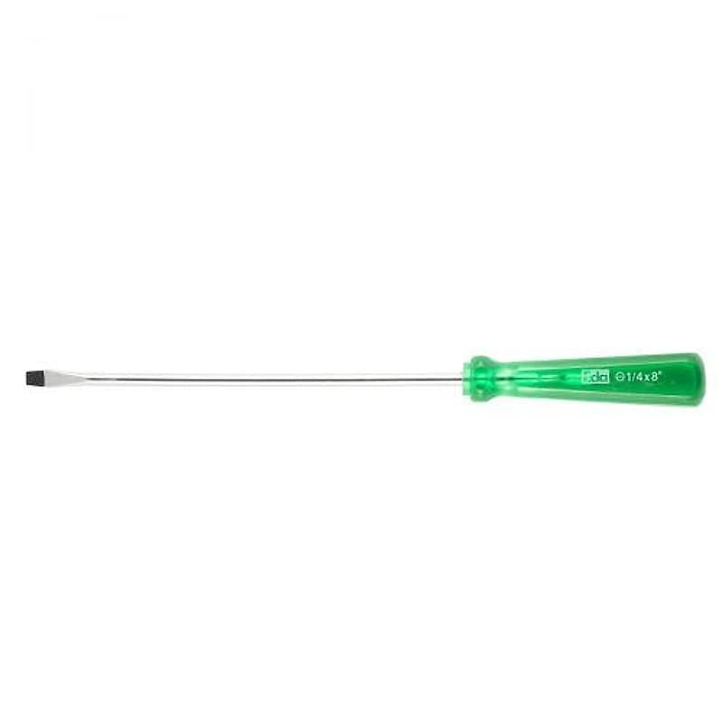 Chave de Fenda 1/4" x 8" EDA Ponta Imantada Verde — Campinas