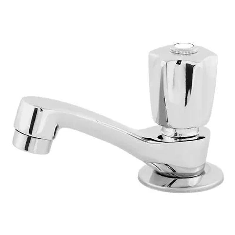 Torneira de Banheiro para Lavatório Luxo Metal Cromado 1/4 de Volta C50 Alpha — Campinas