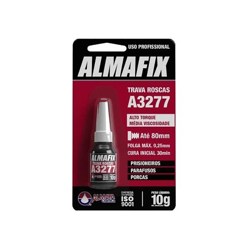 Cola Trava Rosca Vermelho 10g Almafix A3277 698 — Campinas
