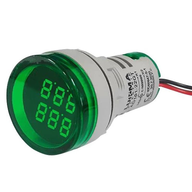 Contatador de Pulso Digital 22mm Verde Lukma — Campinas