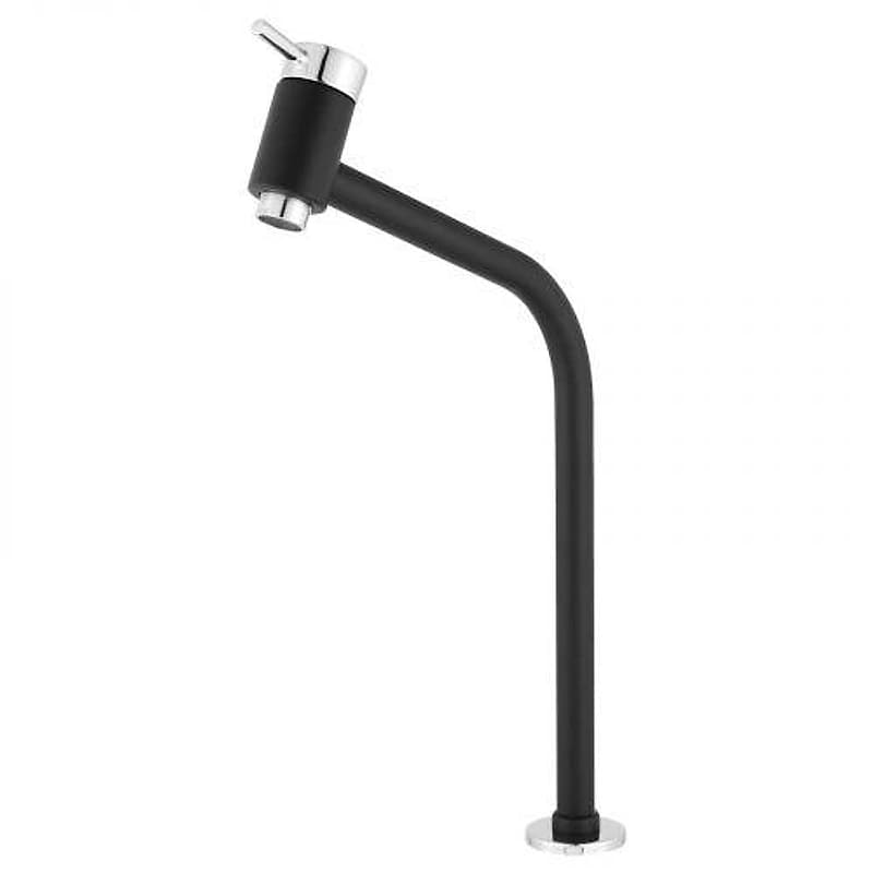 Torneira de Banheiro para Lavatório com Cuba de Sobrepor Alta Preta Black Edition Slim Alpha — Campinas